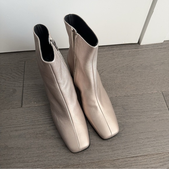 Ann Demeulemeester Metallic Ankle Boots - Picture 3 of 10